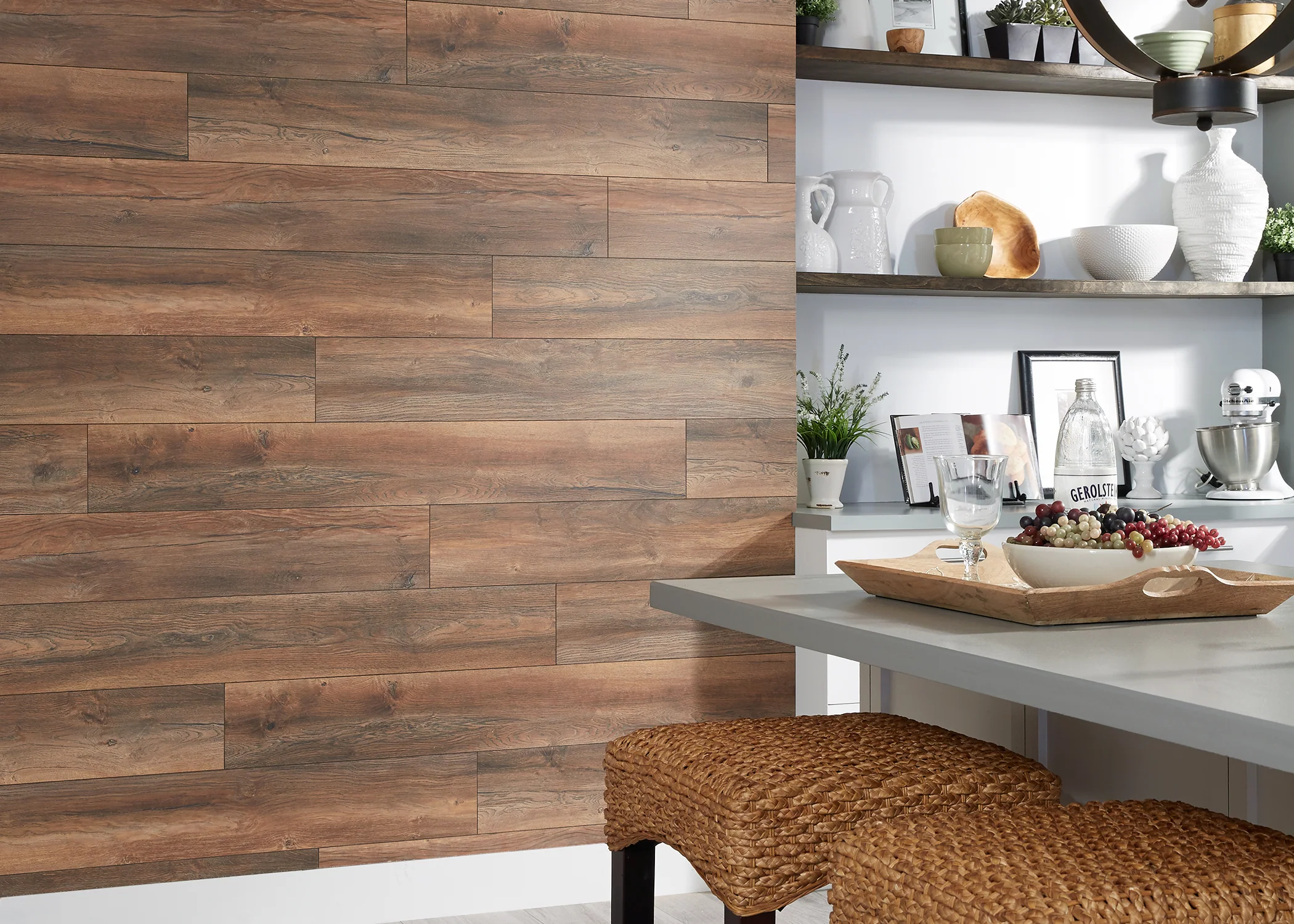 12mm New Haven Harbor Oak 24 Hour Water-Resistant Laminate Flooring 7.5 in. Wide x 50.67 in. Long - As-Is - Stack Out - 273.78 Sq. Ft. - Image 2