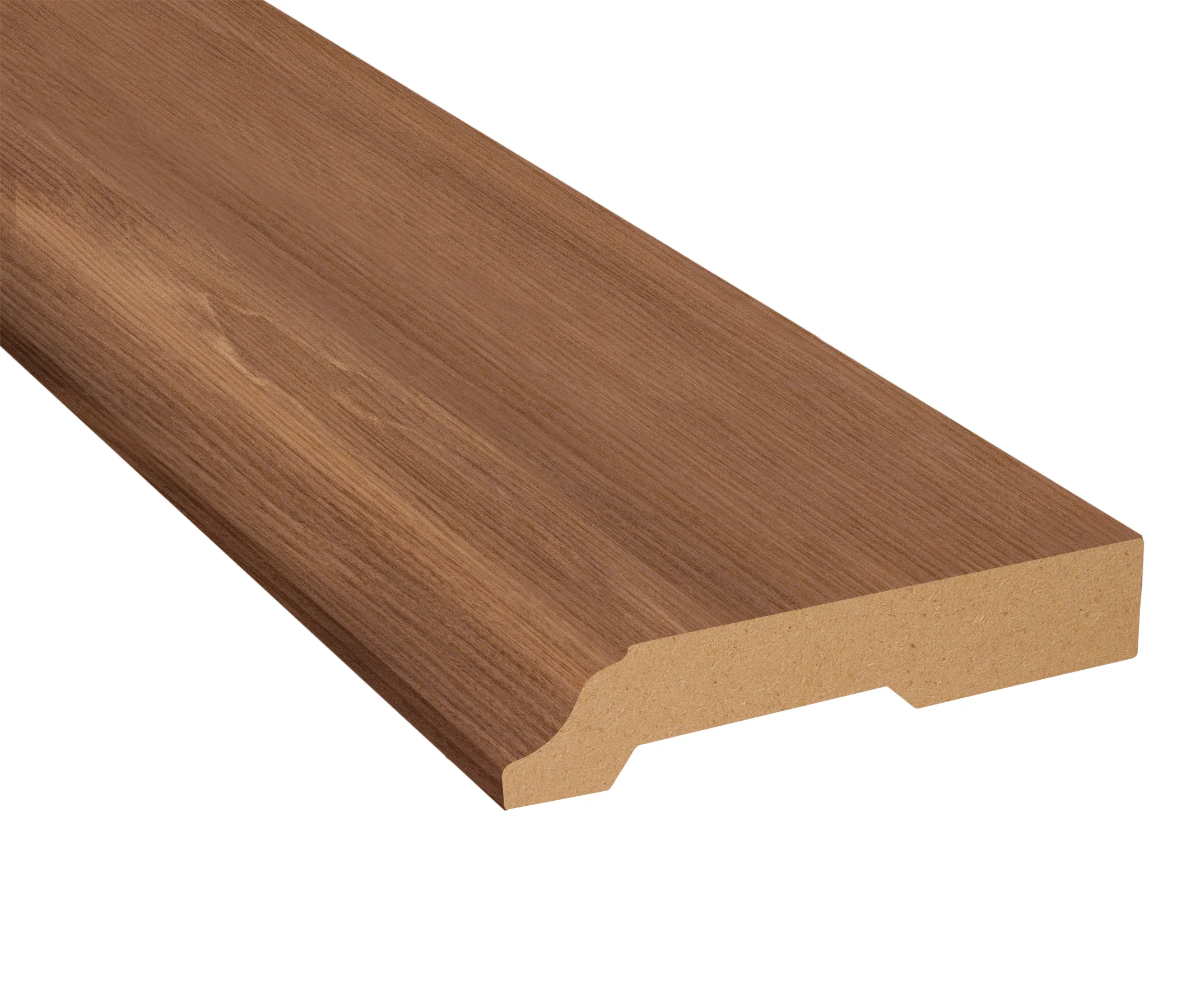 Bronzed Oak Laminate 3.25 in wide x 7.5 ft Length Baseboard
