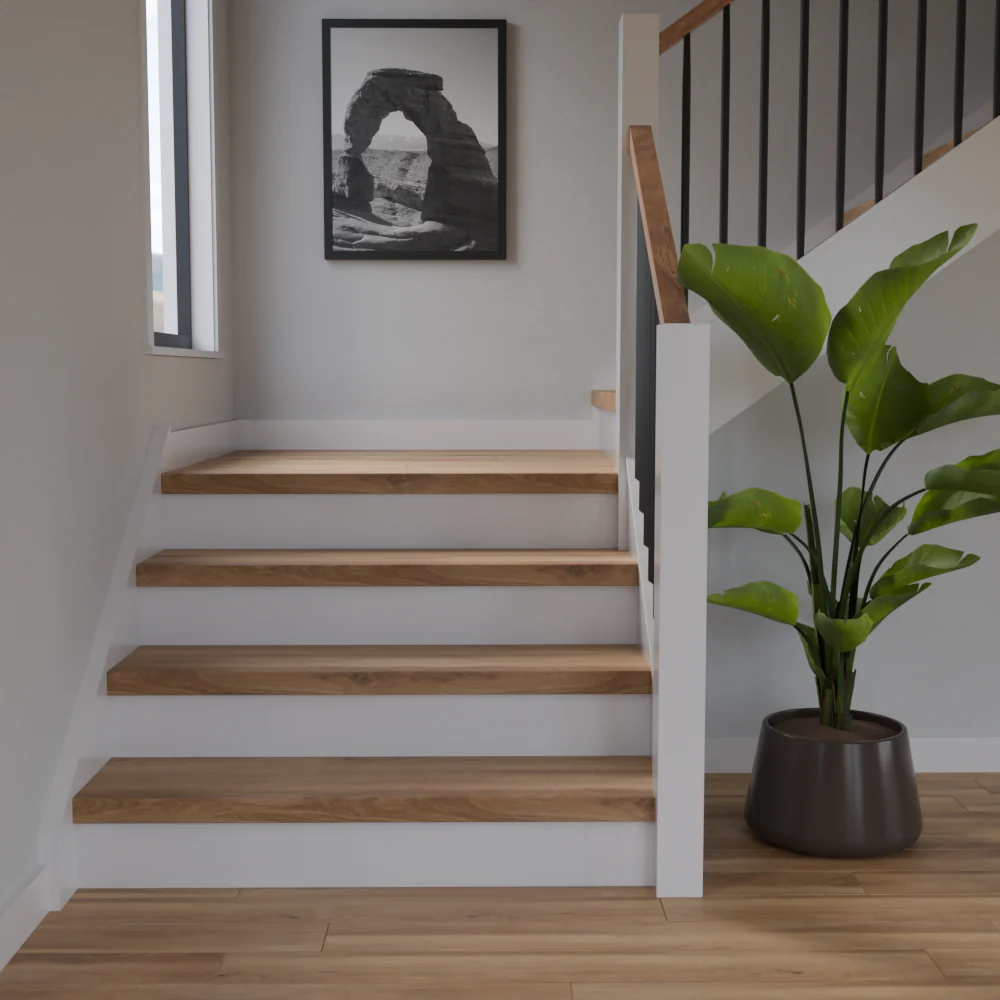 Shoreway Oak 48 in Length Square Retro Fit Tread - Image 2